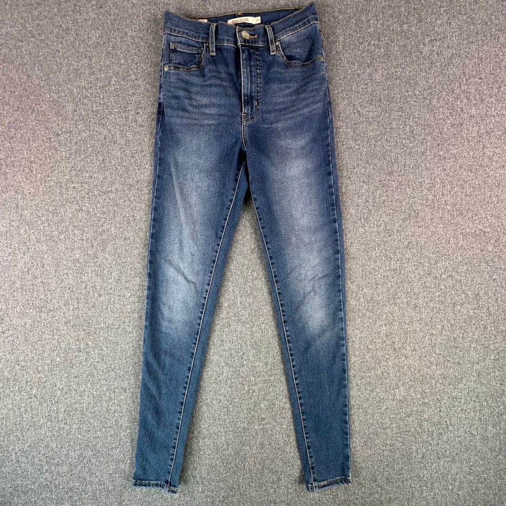 Levi's Jeans Womens 25 Mile High Super Skinny Blue Ultra High Rise EXCELLENT